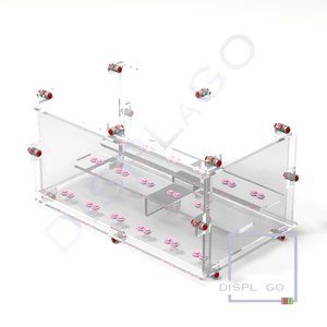 Display Case for LEGO® Minifigures. Series 1-24. For 18 Minifigures. Stackable